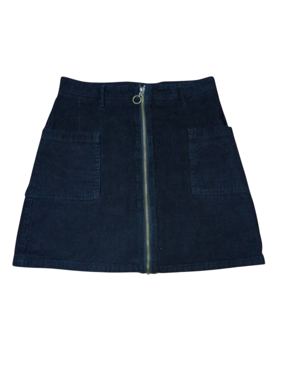 Altar'd State Black Corduroy Skirt Junior Size Small